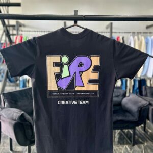 CAMISETA OVER SIZE FIRE