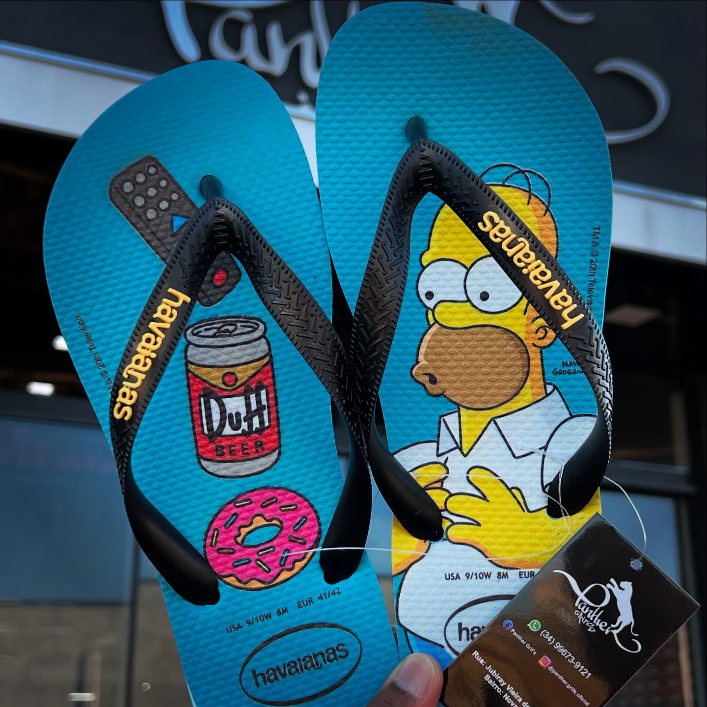 WhatsApp Image 2025-08-05 at 15.44.21 (2) CHINELO 39/40 HAVAIANAS SIMPSONS HOMER - Imagem 1