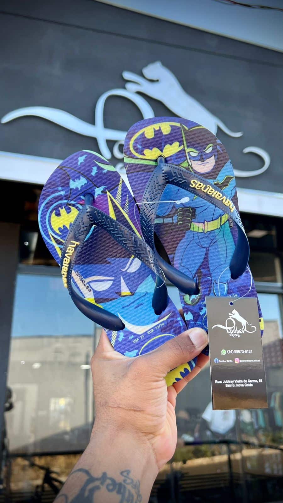 WhatsApp Image 2025-08-05 at 15.44.16 (2) HAVAIANAS 23/24 BATMAN - Imagem 1