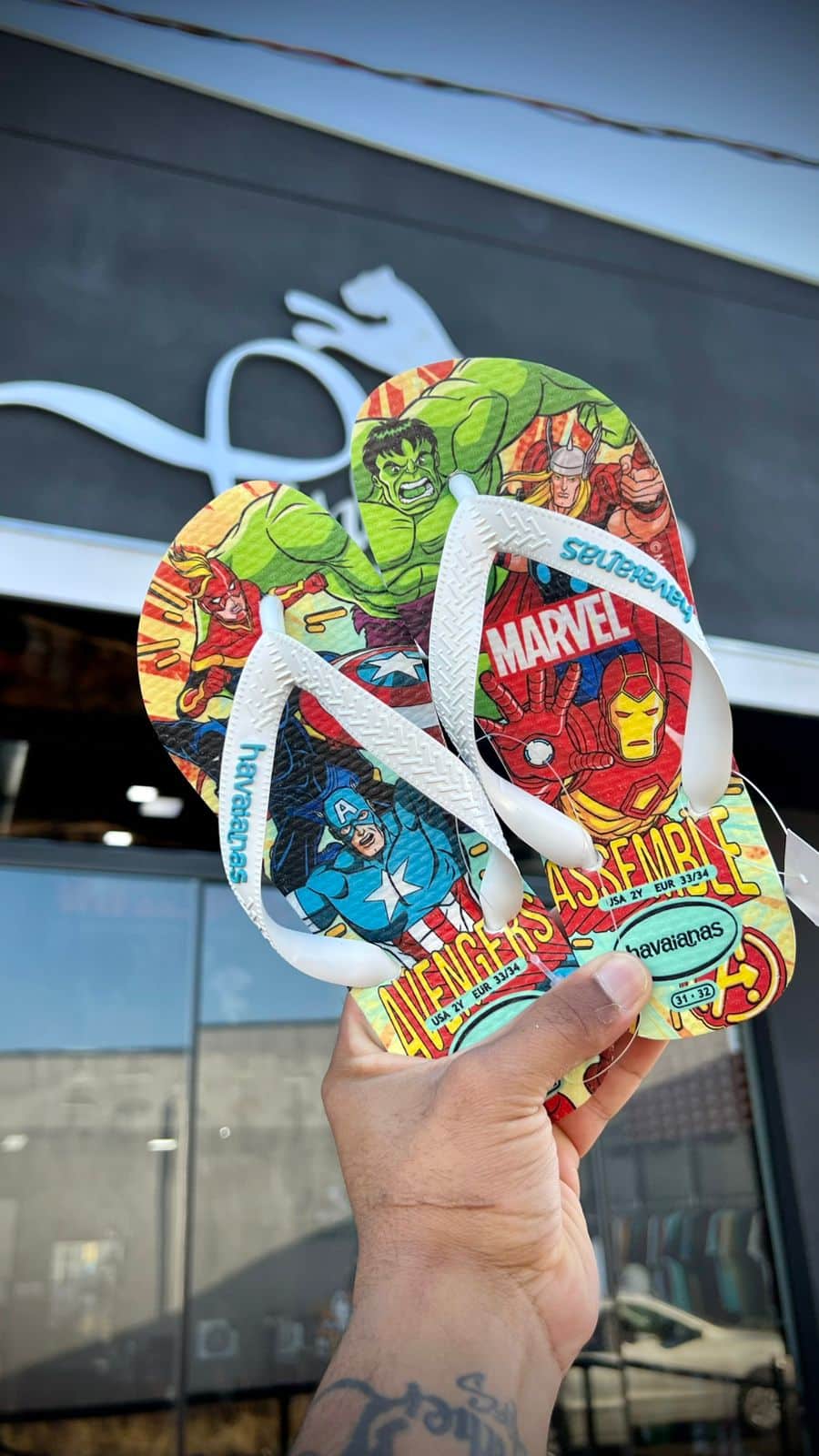 WhatsApp Image 2025-08-05 at 15.44.17 (1) HAVAIANAS 29/30 MARVEL - Imagem 1