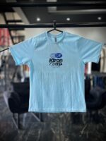 CAMISETA M K-TRON AZUL CIANO ESTAMPA AZUL LETREIRO PRETO - Imagem 2