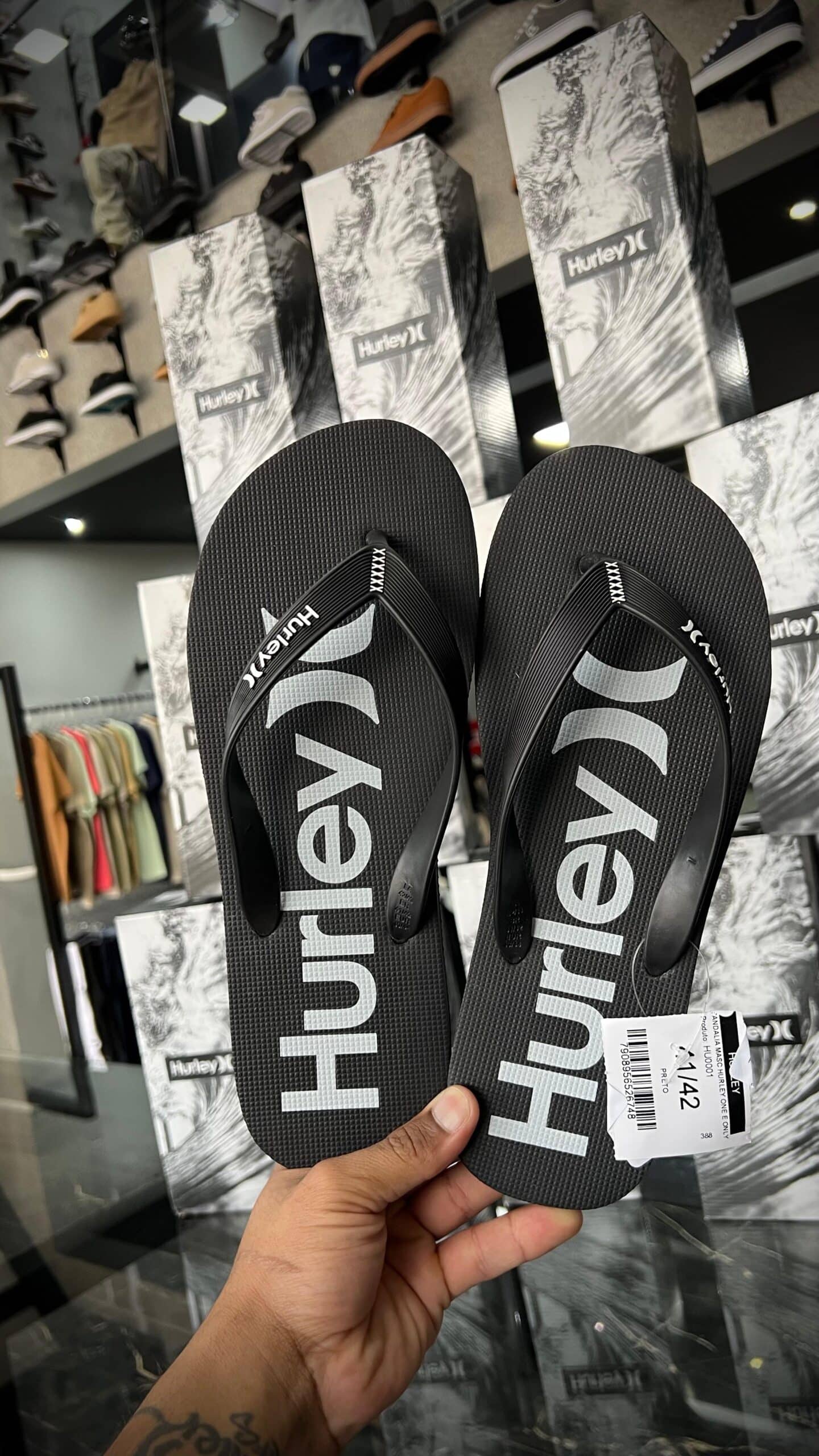 WhatsApp Image 2025-09-05 at 10.22.32 (4) SANDALIA HURLEY ONE E ONLY PRETO 39/40 - Imagem 1