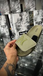 SLIDE  HURLEY ICONIC VELCRO MILITAR 39/40 - Imagem 3