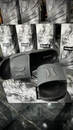 SLIDE HURLEY ICONIC VELCRO GRAFITE 41/42 - Imagem 3