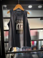 CAMISETA TAM 10 K-TRON CAVADA CINZA CHUMBO