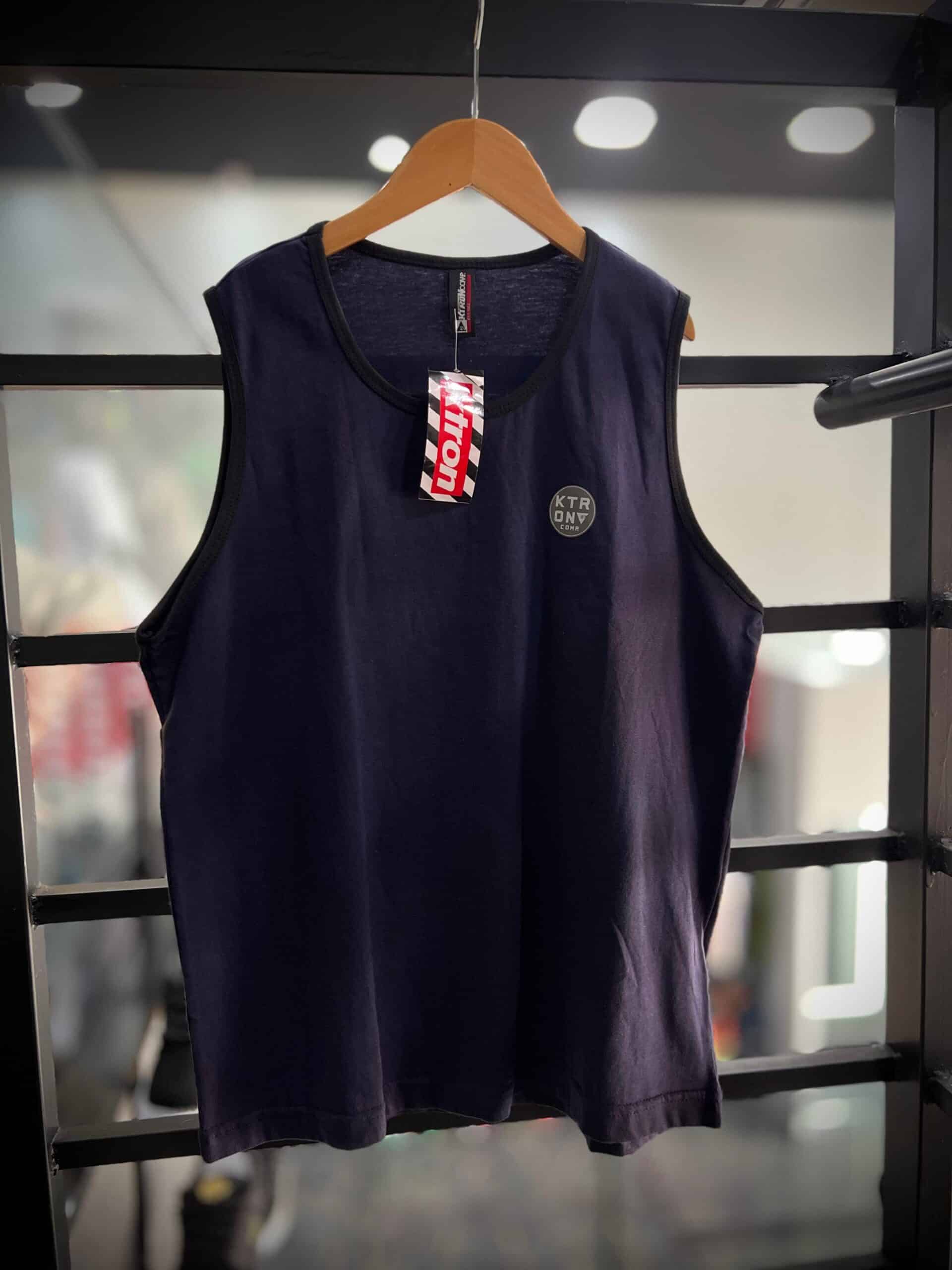 WhatsApp Image 2025-09-20 at 13.04.55 CAMISETA TAM 16 K-TRON CAVADA AZUL MARINHO BASICA - Imagem 1