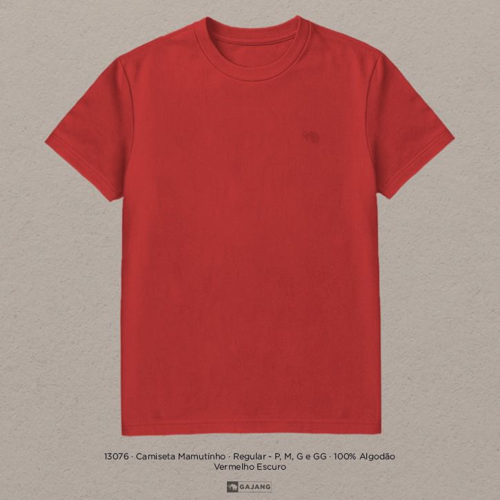 WhatsApp Image 2025-08-30 at 10.40.37 CAMISETA P GAJANG VERMELHA 1 - Imagem 1