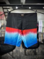 BERMUDA 42 ELASTANO FATAL LISA PRETA VERMELHA E AZUL - Imagem 2