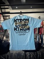 CAMISETA GG K-TRON AZUL BEBE ESTAMPA PRETO E MARROM