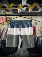 BERMUDA G2 MODA PRAIA K-TRON AZUL ESCURO/BRANCO/CINZA