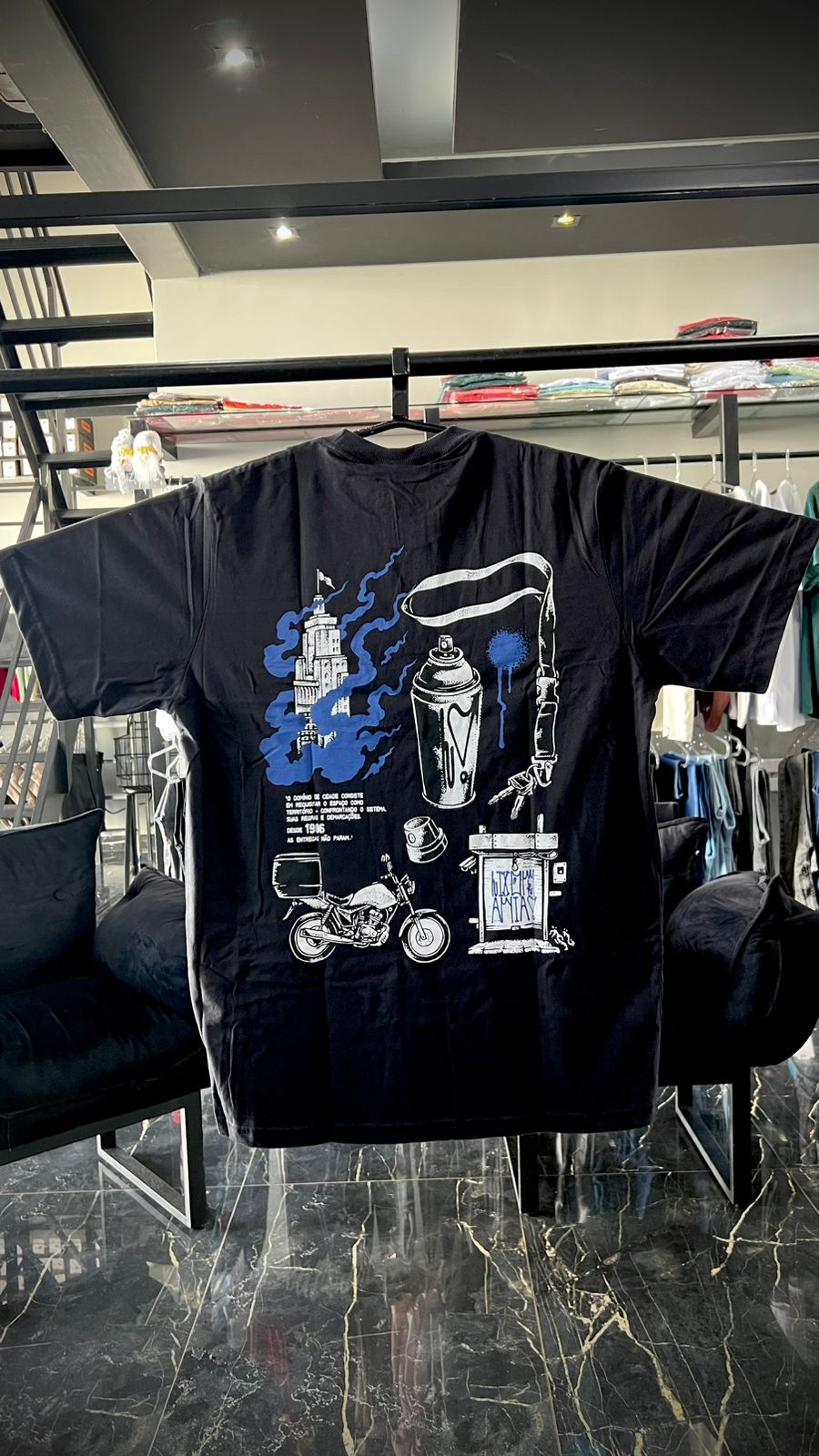 WhatsApp Image 2026-01-30 at 18.19.27 CAMISETA CHRONIC PRETO (EXG) 5985 - Imagem 1