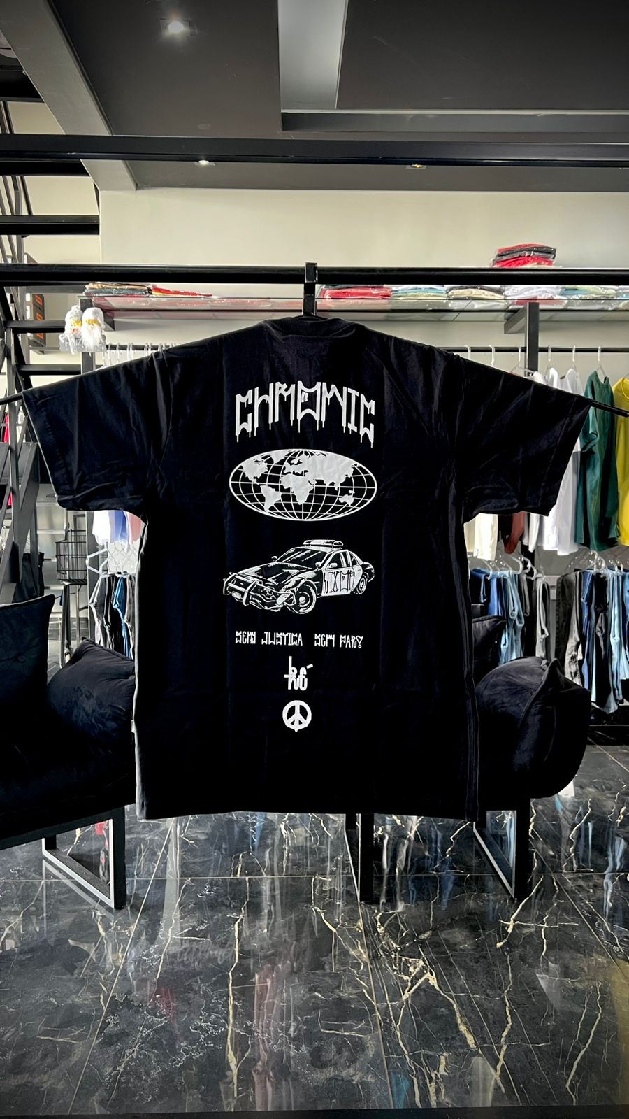 WhatsApp Image 2026-01-30 at 18.19.54 CAMISETA CHRONIC PRETO (M) 5956 - Imagem 1