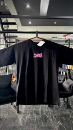 CAMISETA FIRE OVERSIZED PINK PIECE PRETO (M) - Imagem 2