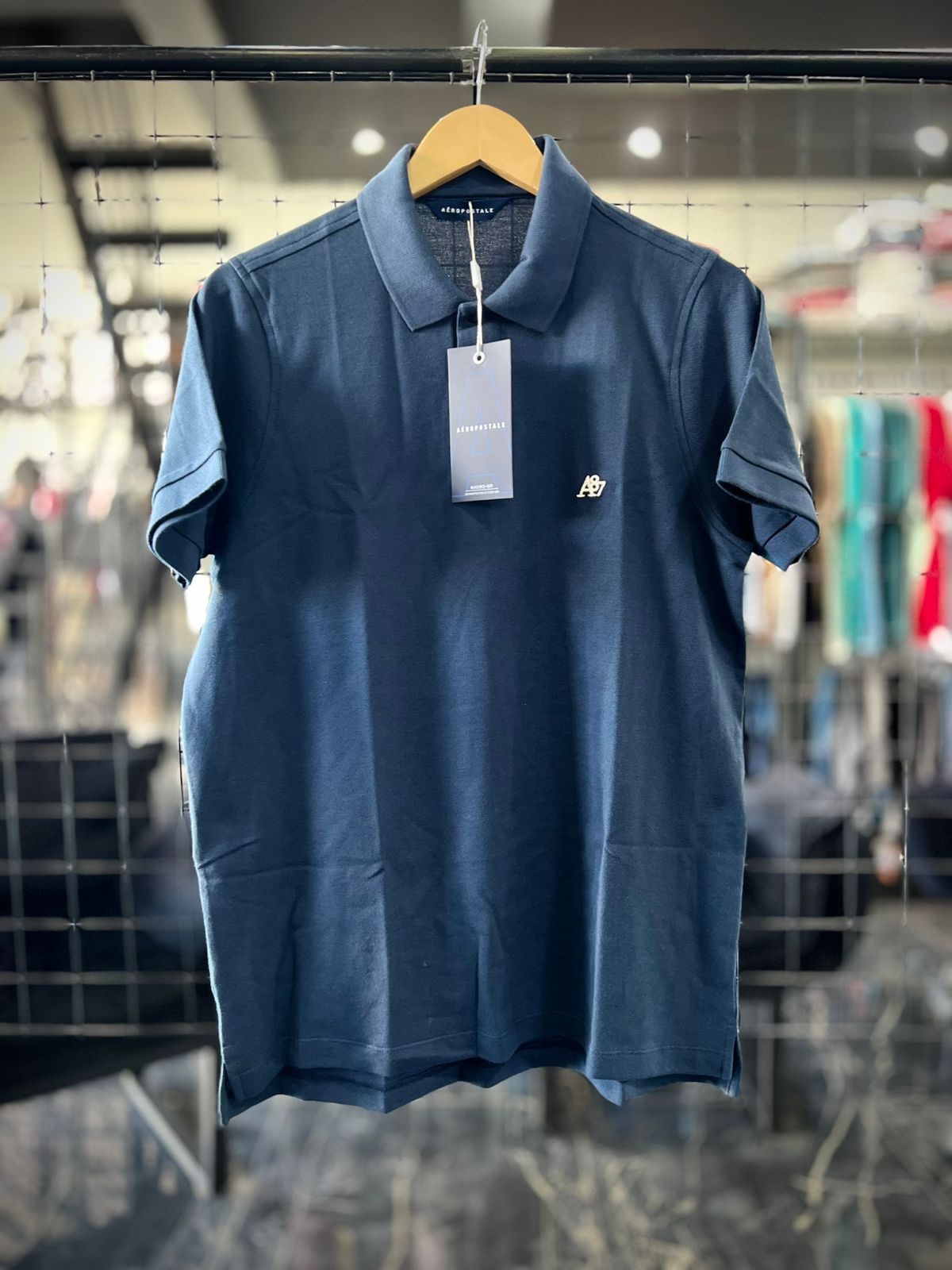 WhatsApp Image 2026-03-02 at 16.42.02 GOLA POLO AEROPOSTALE AZUL MARINHO (G2) 6654 - Imagem 1